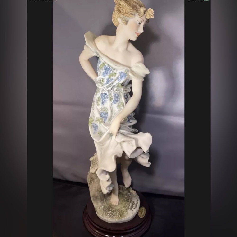 STUNNING 1996 GIUSEPPE ARMANI SIGNED 14'' FIGURINE "ALLEGRA"